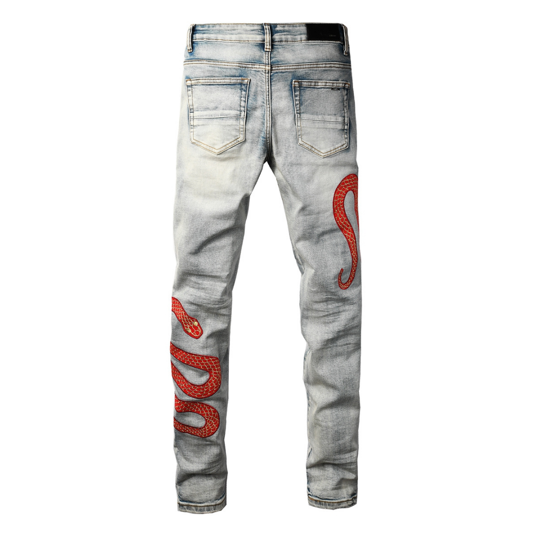 Red Snake Jeans