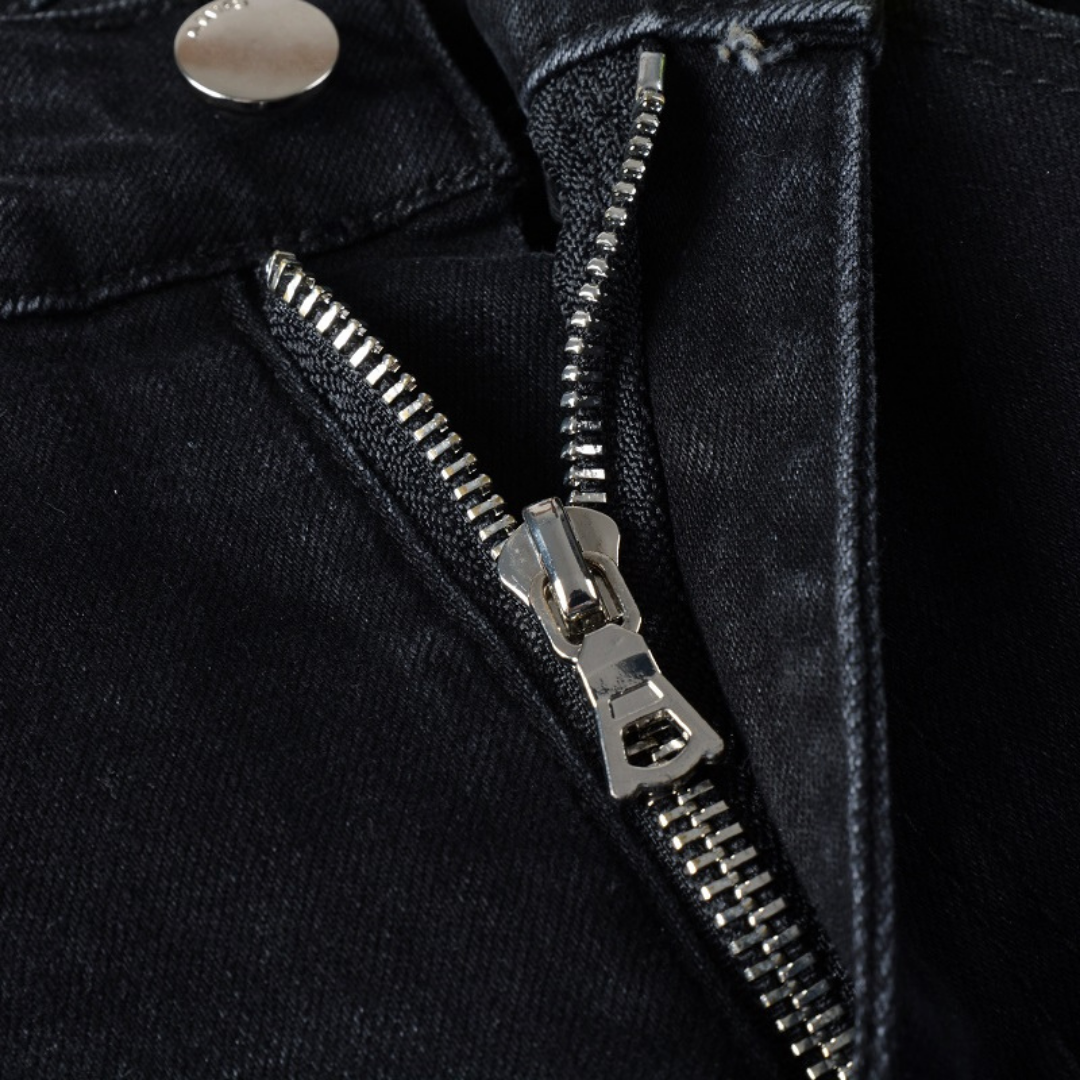 Blue Stars Patch Jeans