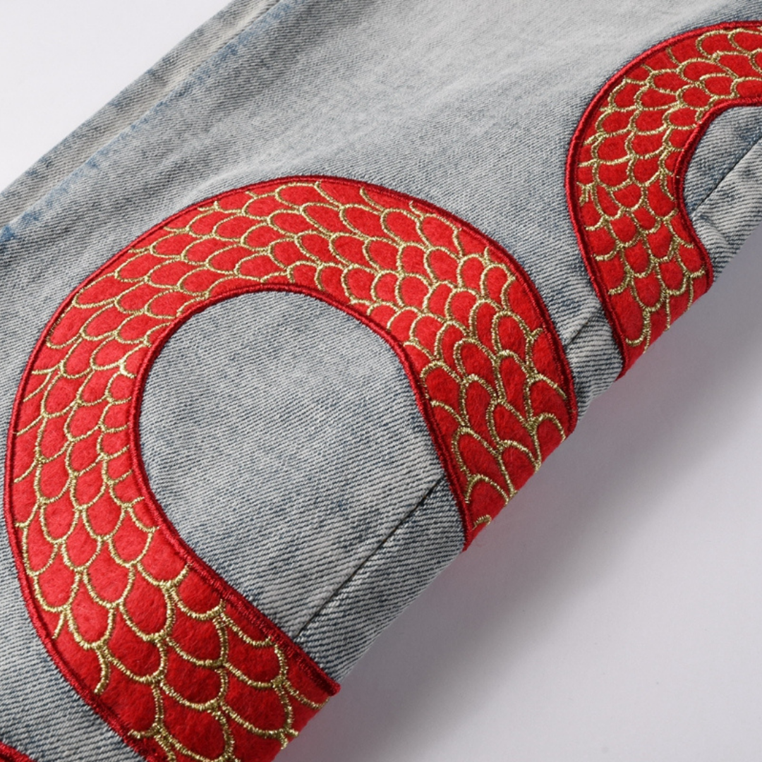 Red Snake Jeans