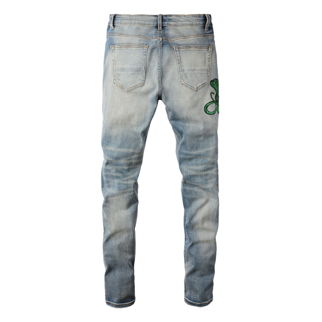 Snake Blue Jeans
