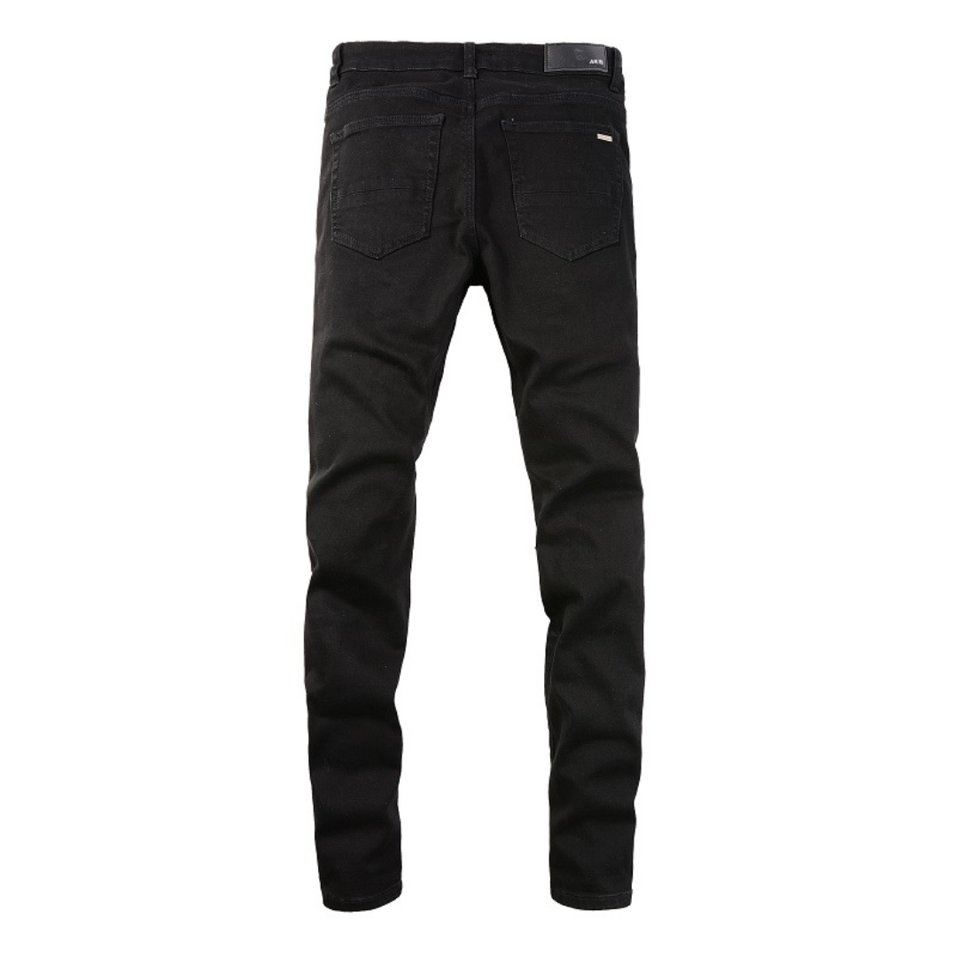 Black Patch Jeans