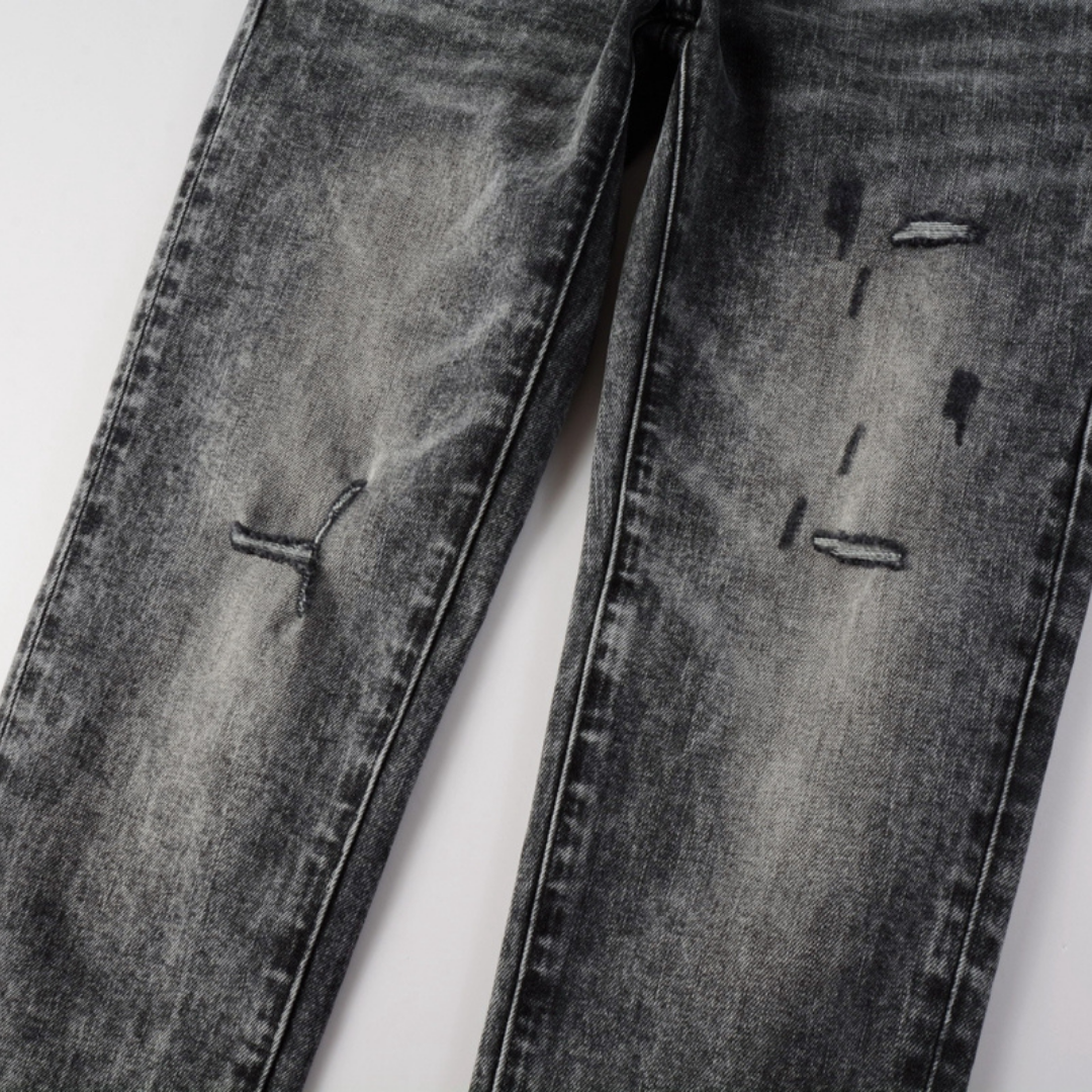 Grey Ripped Jeans