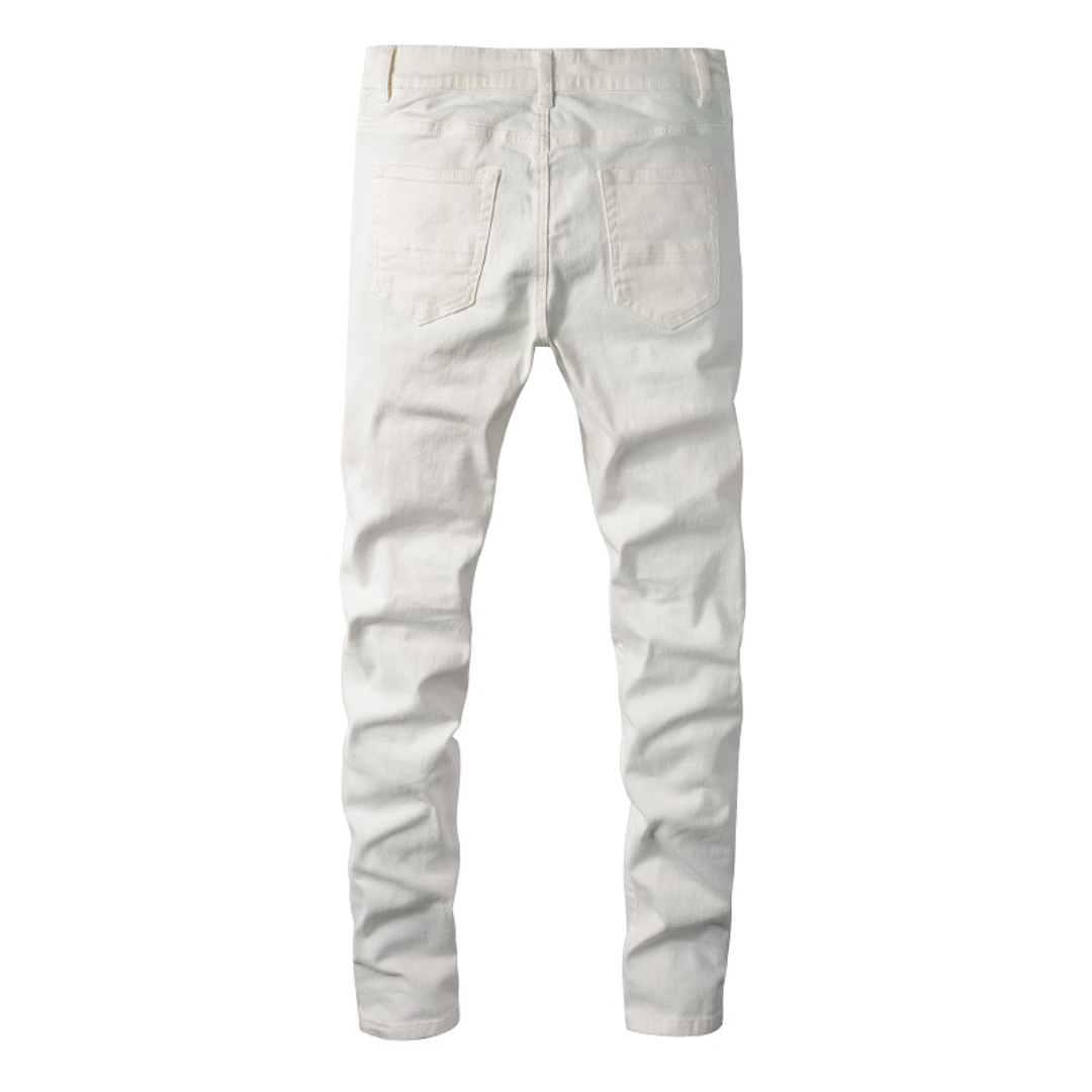 White Ripped Jeans