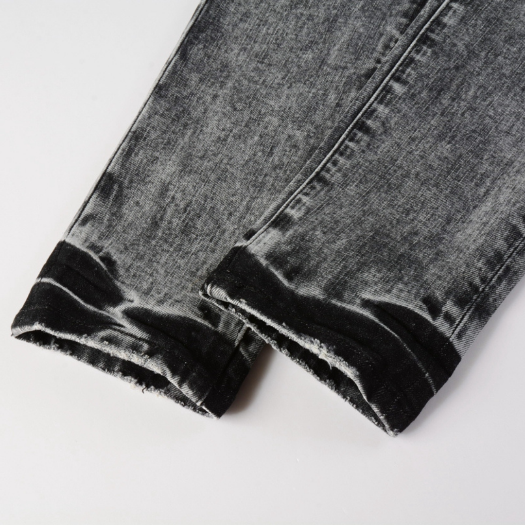 Grey Ripped Jeans