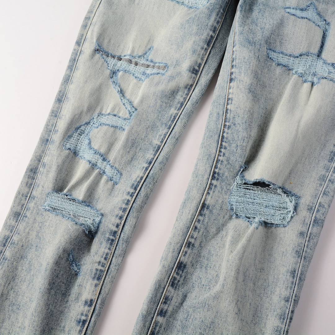 Light Blue Patch Jeans