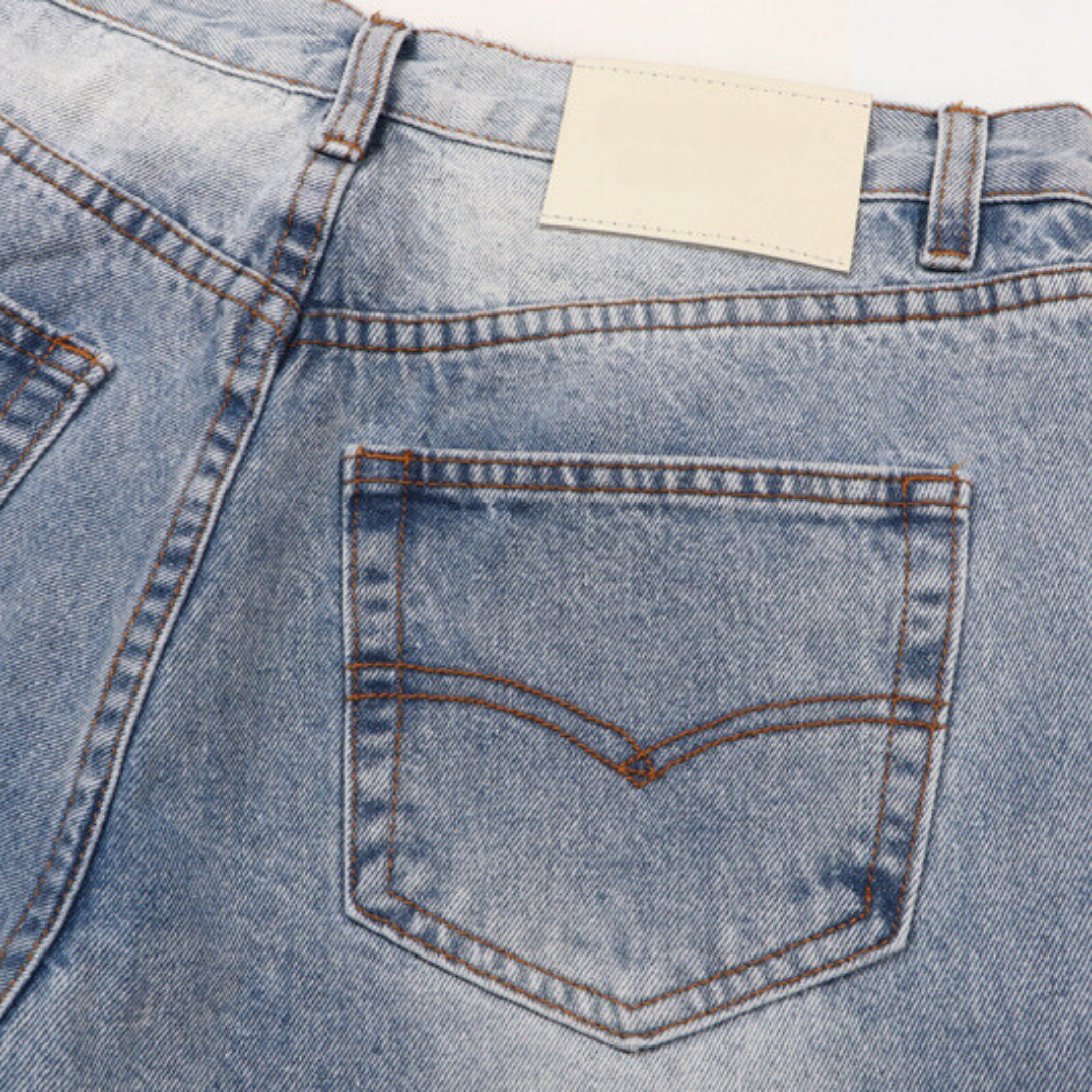Flared Ripped Jeans