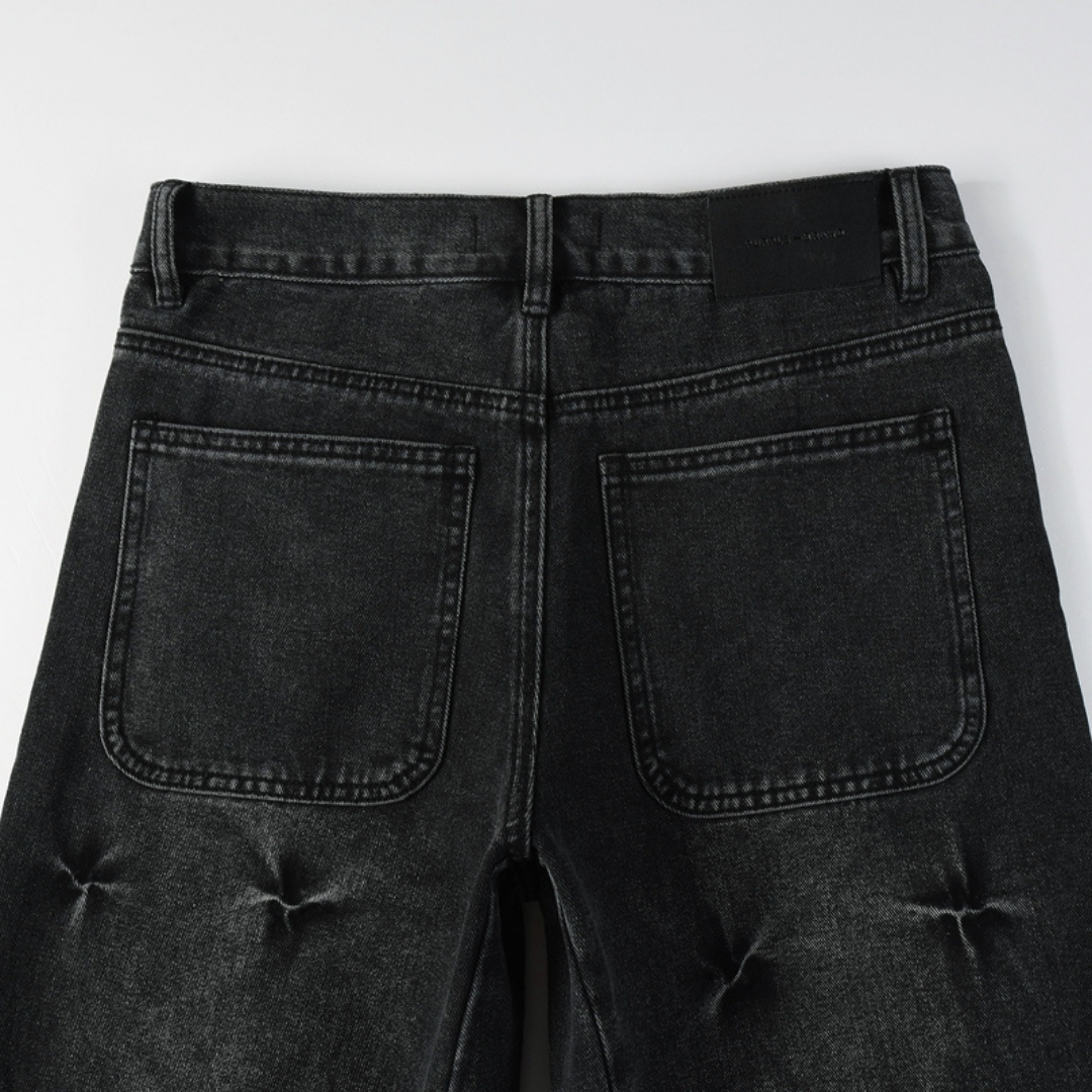 Flared Black Jeans