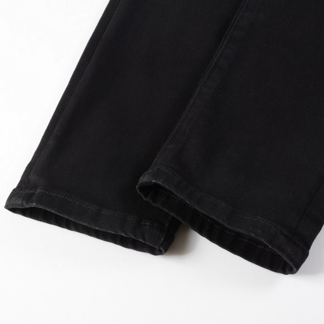 Black Patch Jeans