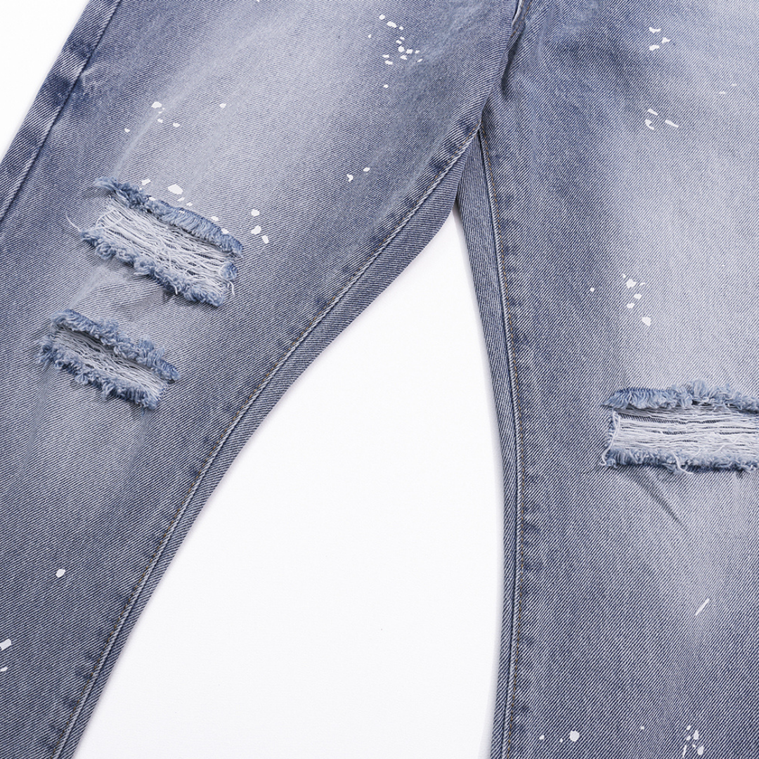 Flare Paint Gradient Jeans