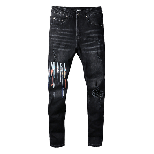 Paint M.A Drip Black Jeans