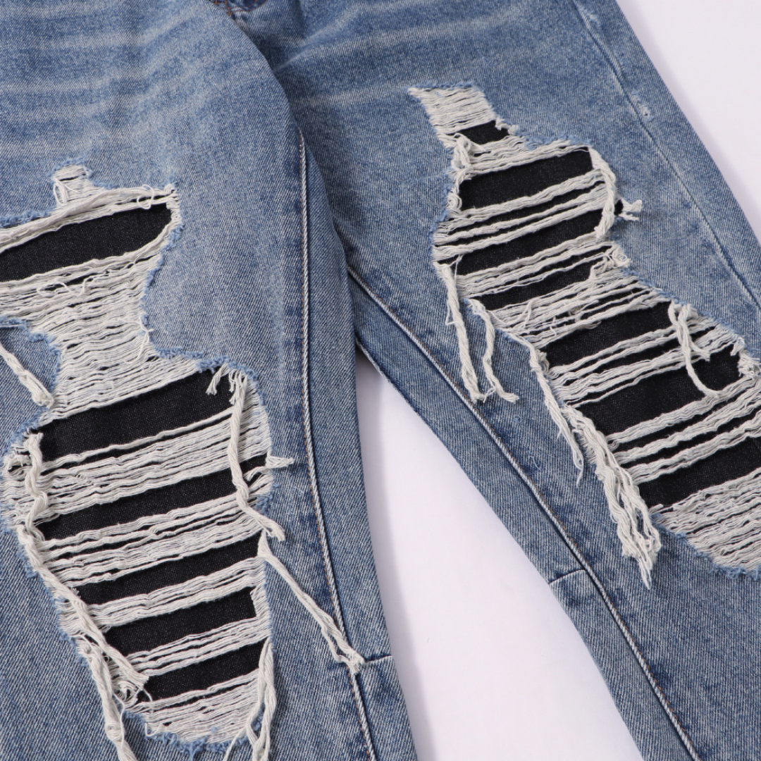 Flared Ripped Jeans