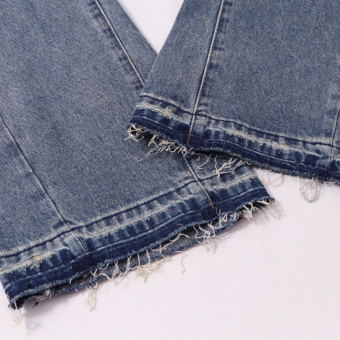 Flared Ripped Jeans