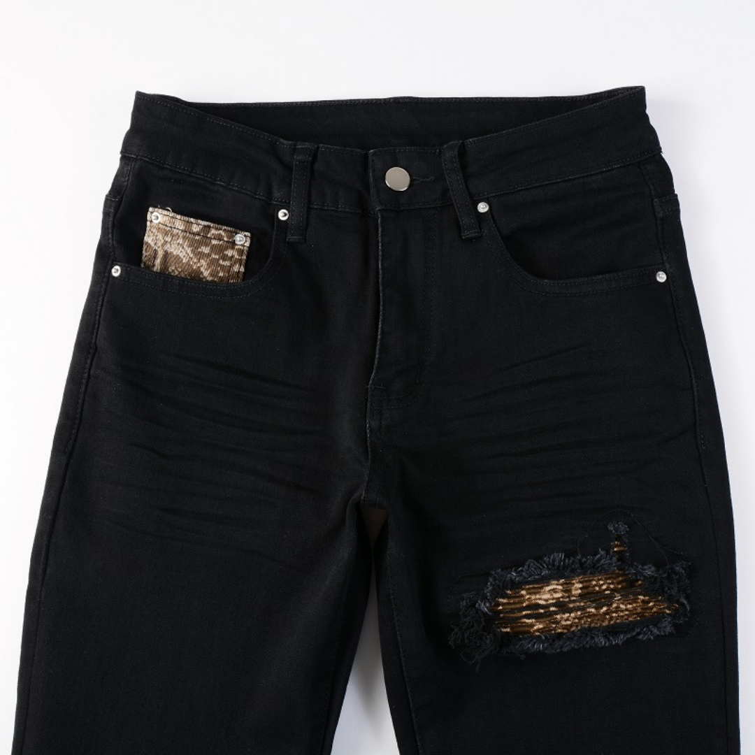 Black Camo Jeans