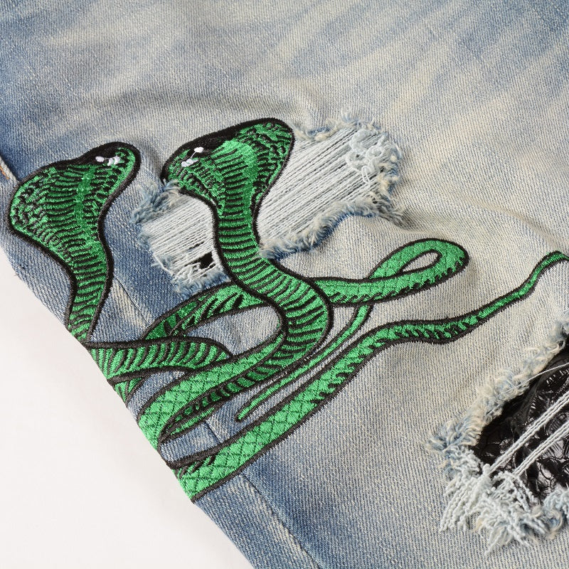 Snake Blue Jeans