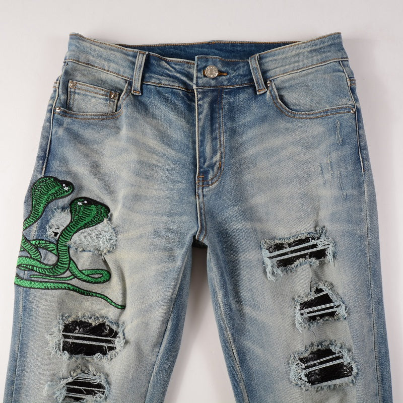 Snake Blue Jeans