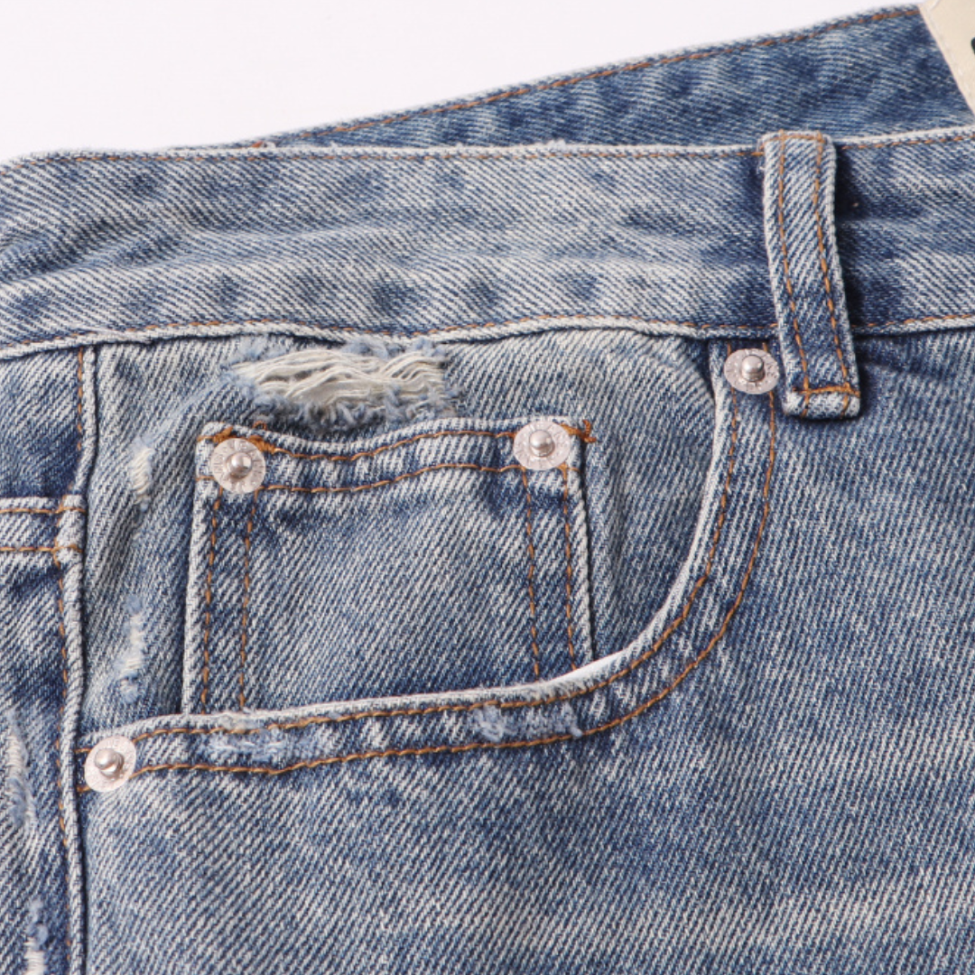 Flared Ripped Jeans