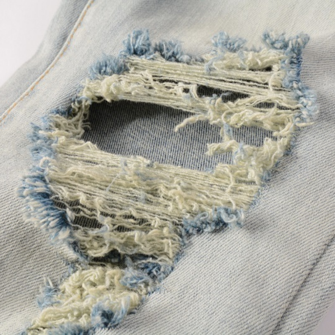 Light Blue Patch Jeans
