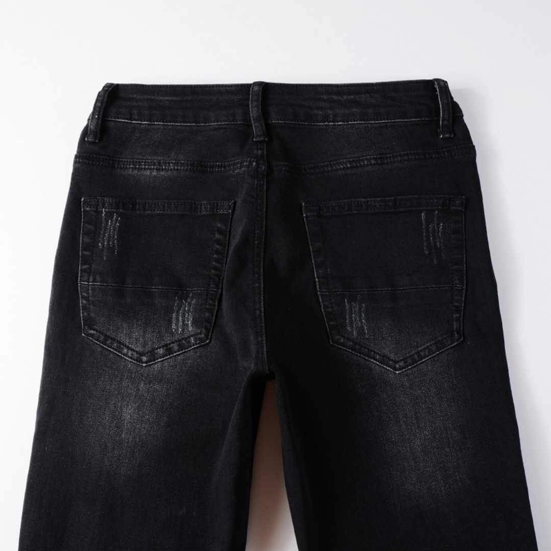 White Patch Jeans