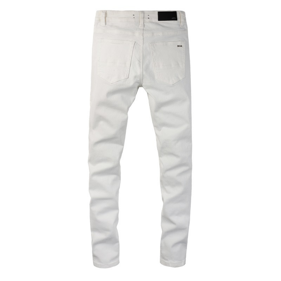 White Ripped Jeans