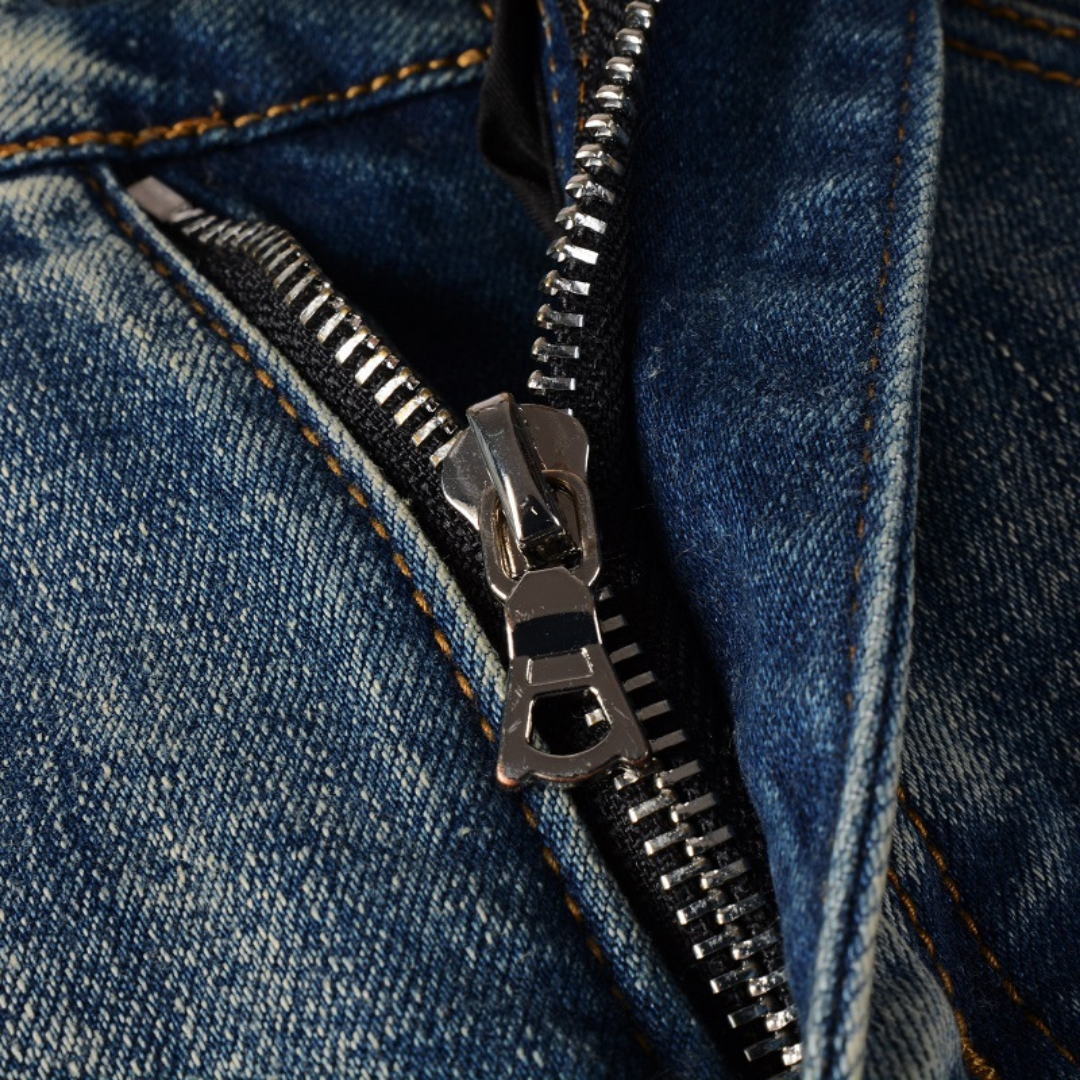 Gradient Diamond Patch Jeans