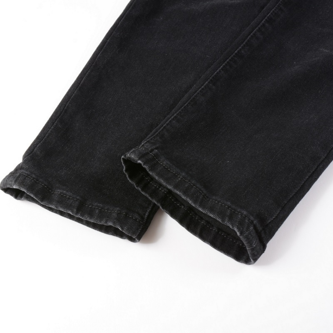 Black Patch Jeans