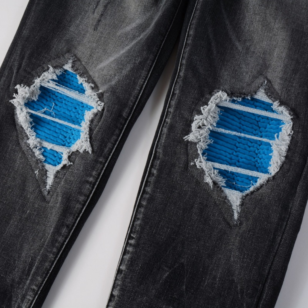 Blue Patch Jeans