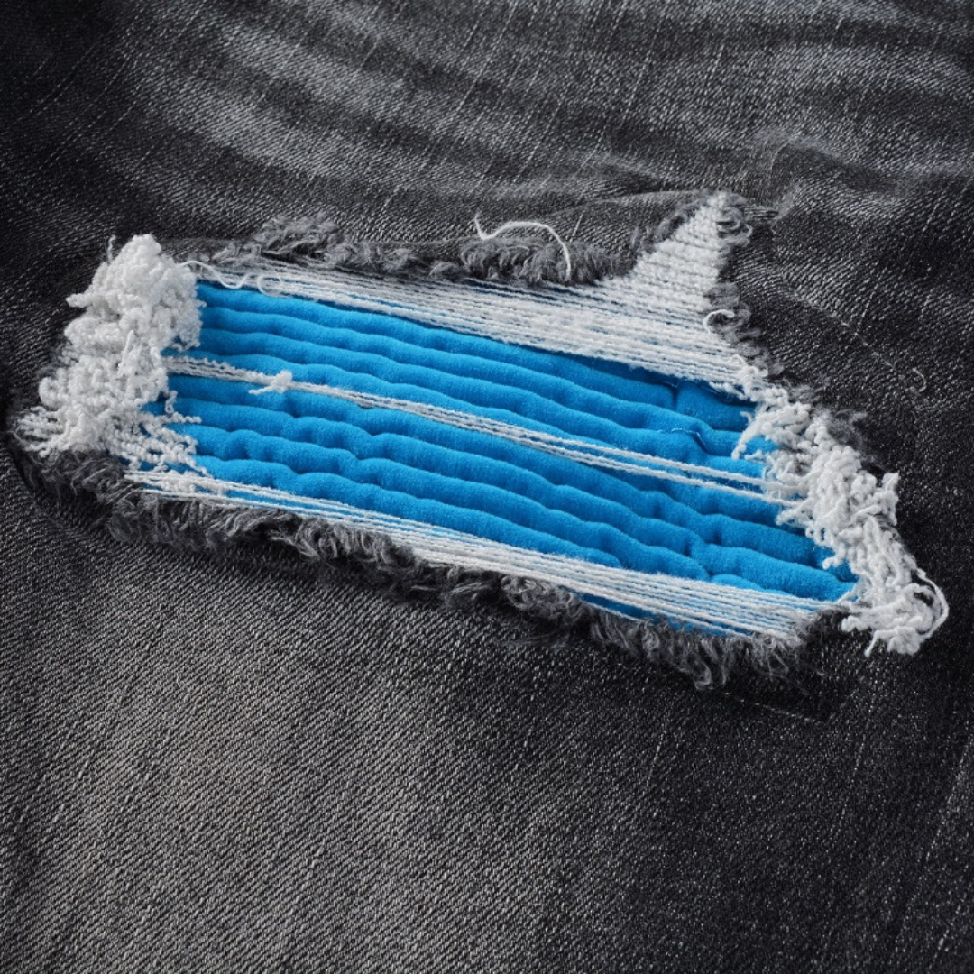 Blue Patch Jeans