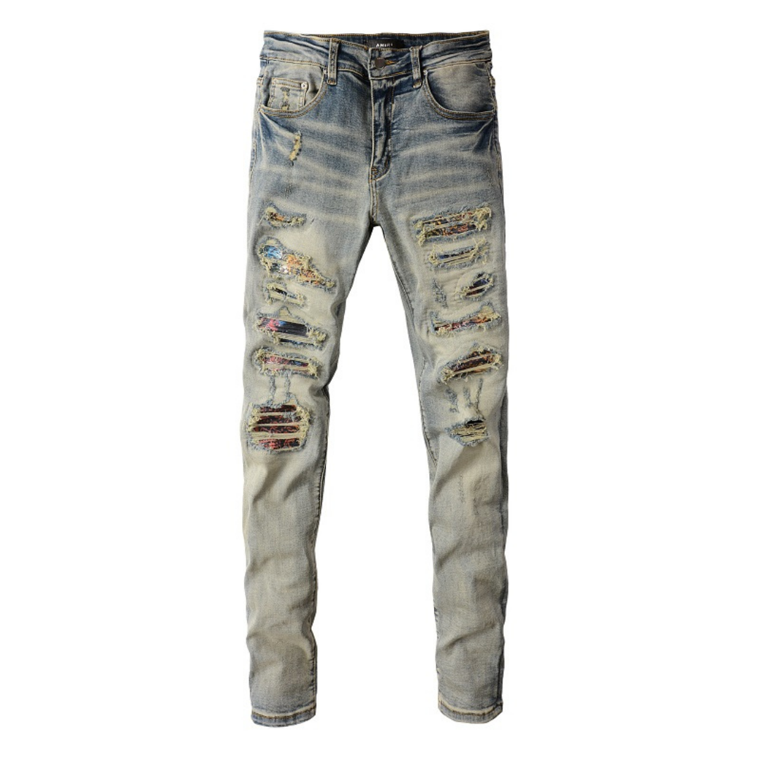 Patch Gradient Jeans