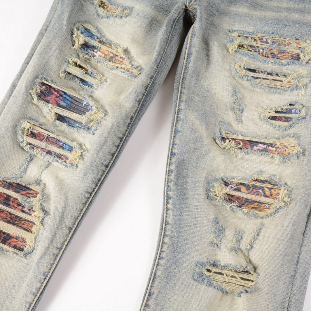 Patch Gradient Jeans