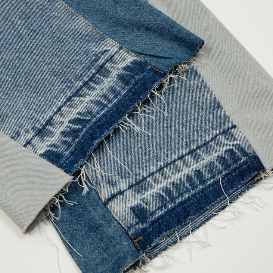 Flared Ripped Jeans