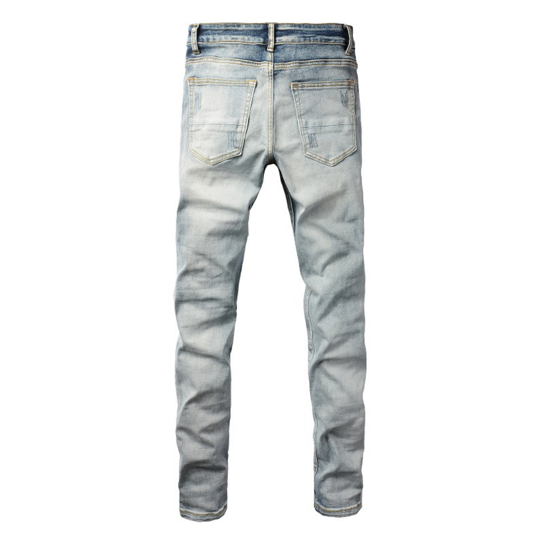 Blue Patch Jeans