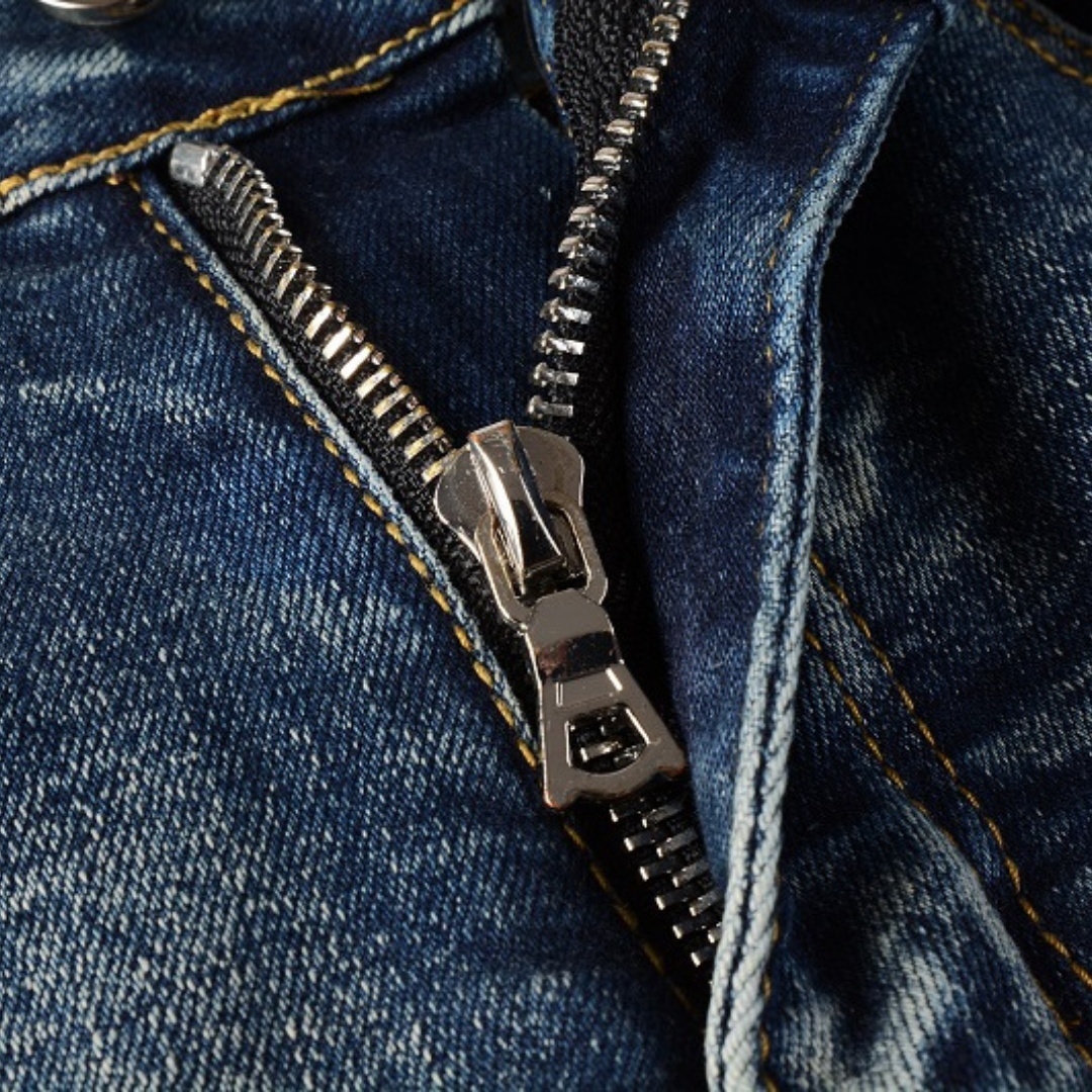 Blue Patch Jeans