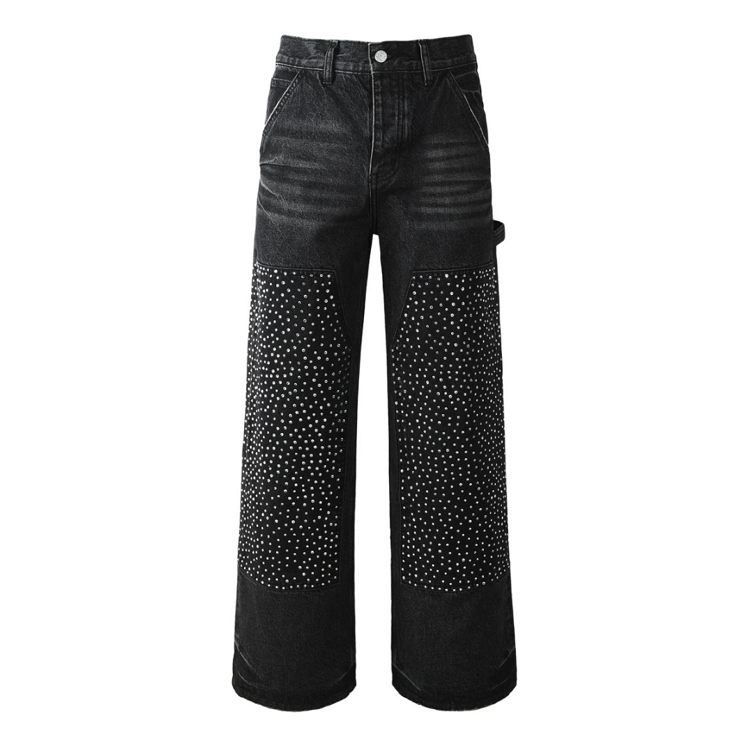 Black Diamonds Baggy Jeans