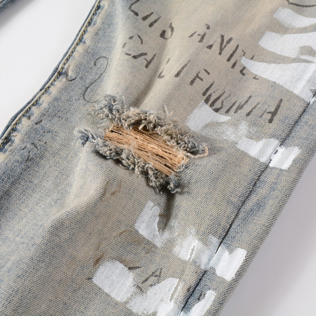Gradient Light Blue Jeans