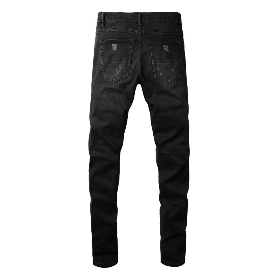 Zebra Bandana Black Jeans