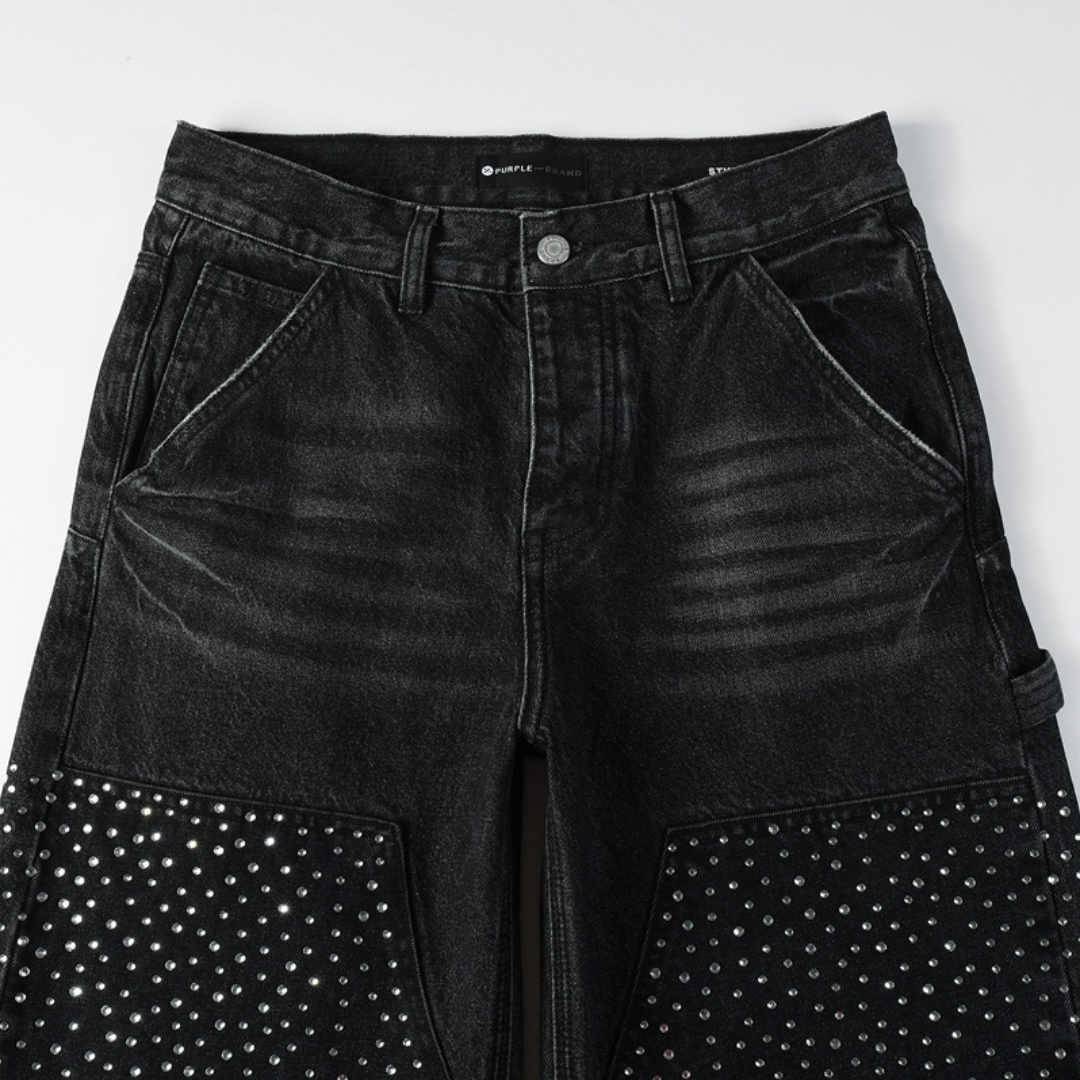 Black Diamonds Baggy Jeans