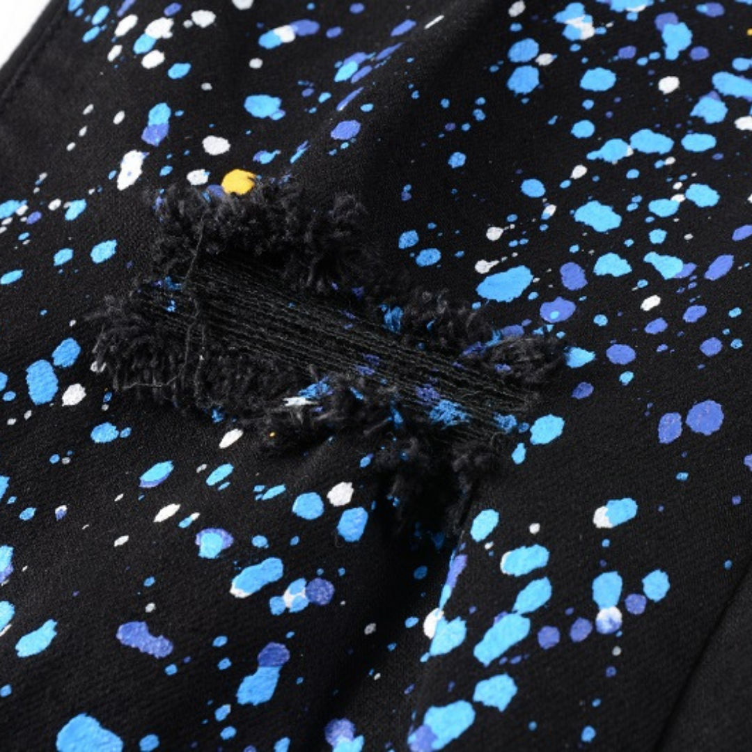 Black Paint Jeans