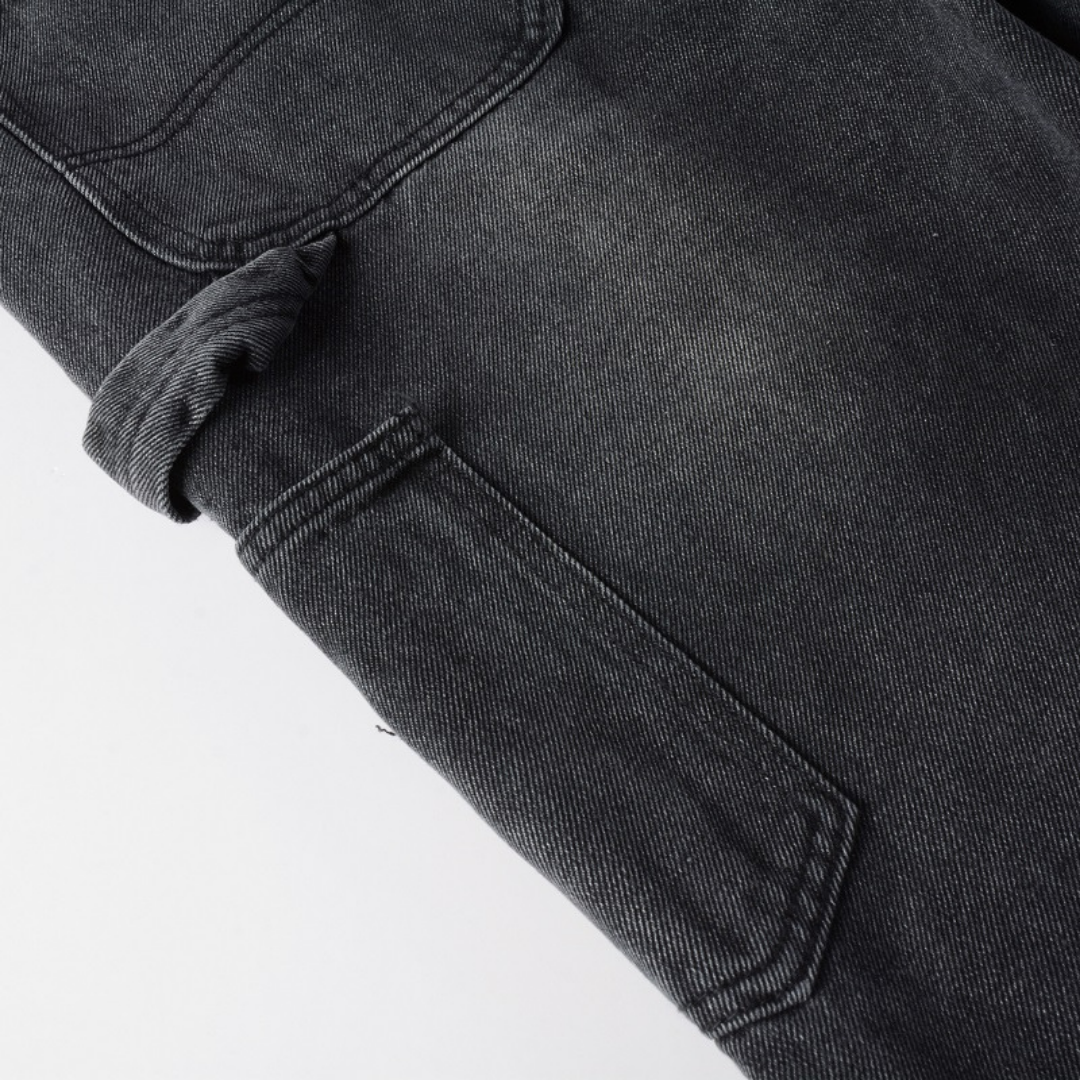 Black Gradient Flared Jeans