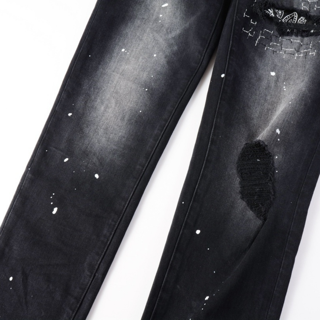 Bandana Black Jeans