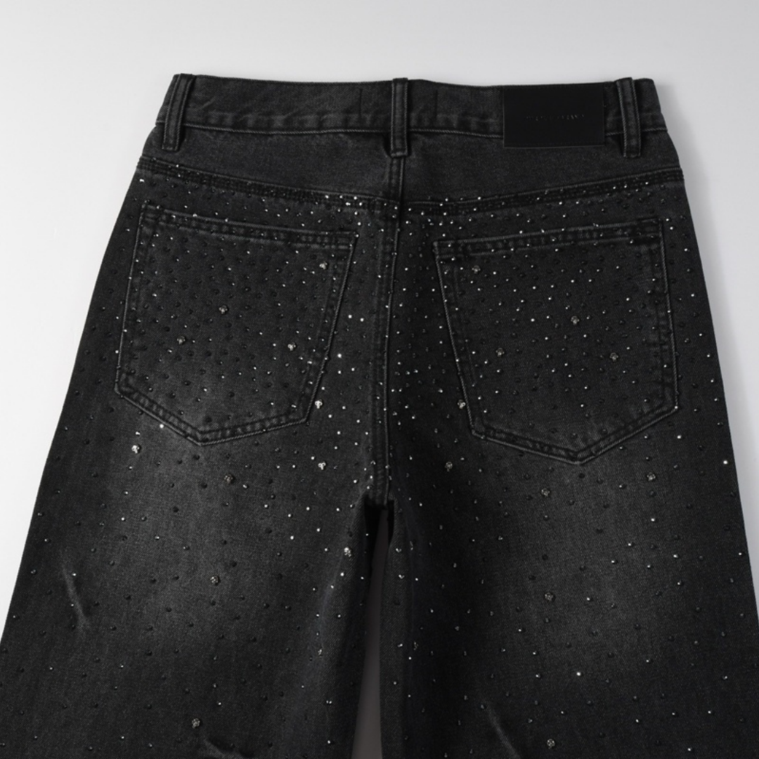 Black Diamonds Baggy Jeans