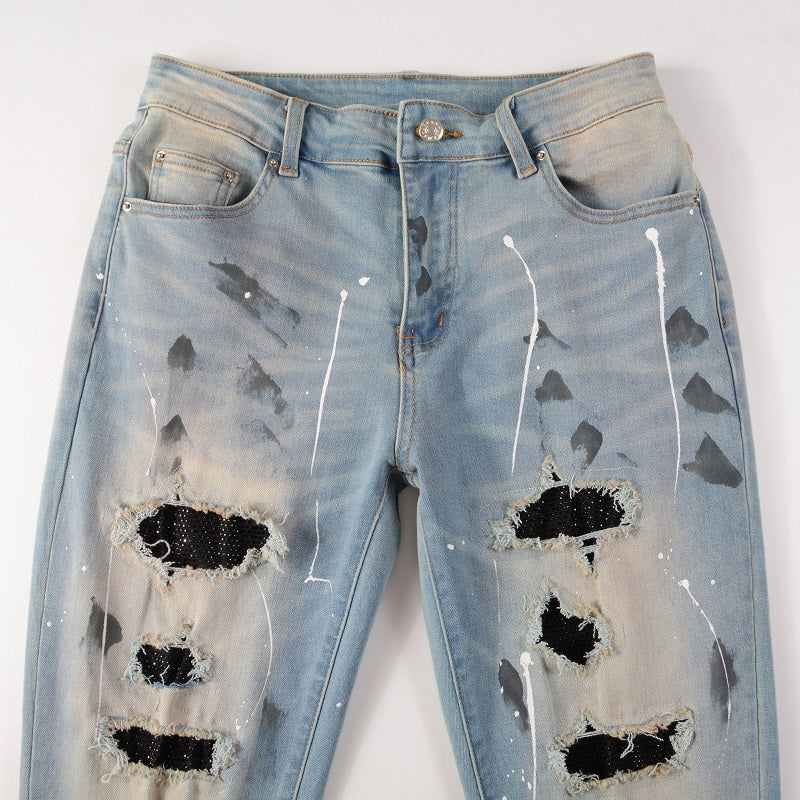 Diamonds Blue Jeans