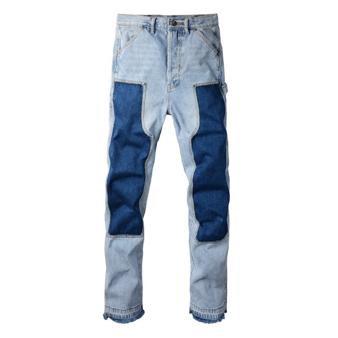 Light Blue Gradient Flared Jeans
