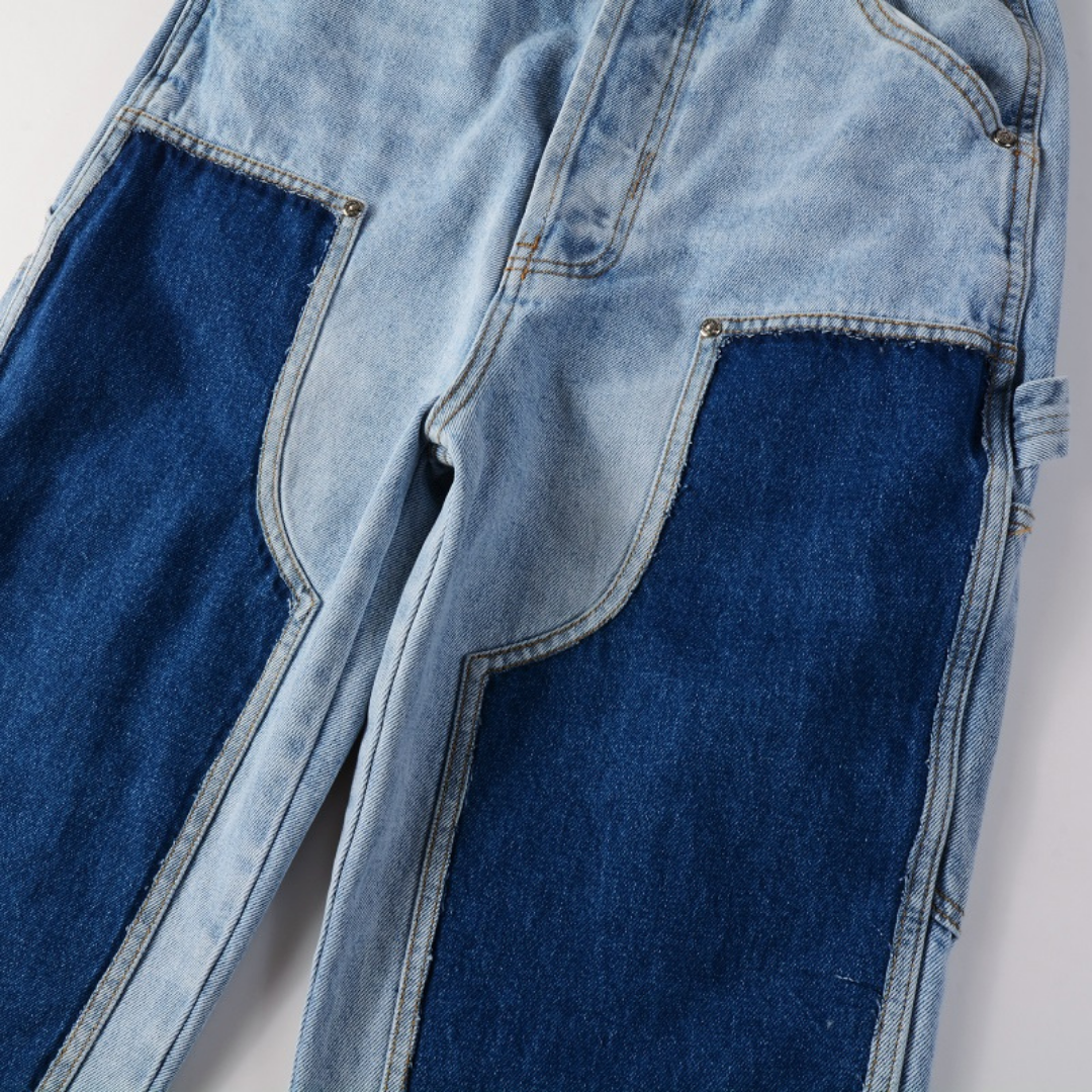 Light Blue Gradient Flared Jeans