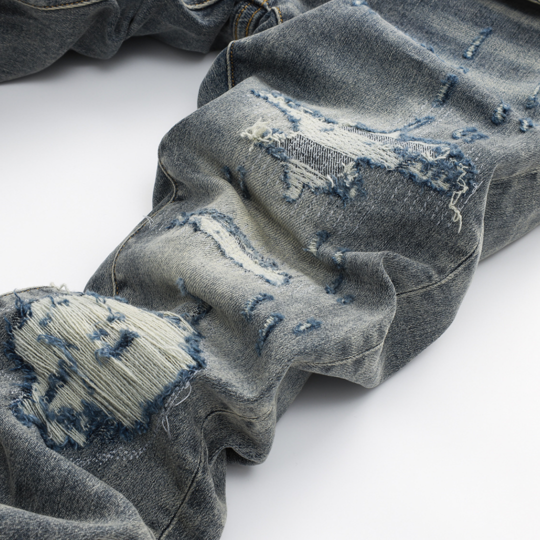 Red Cobra Grey Jeans