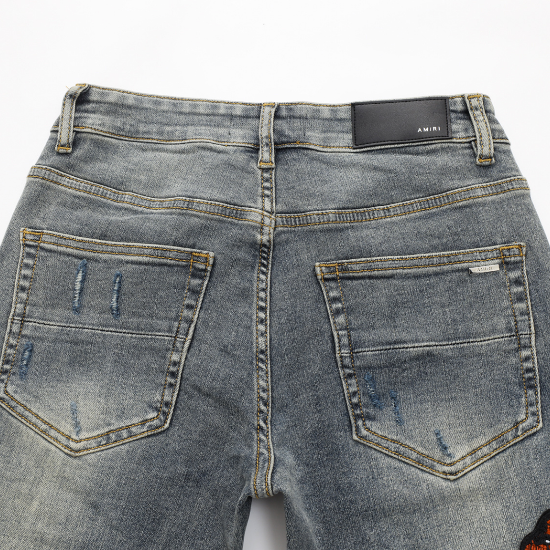 Red Cobra Grey Jeans