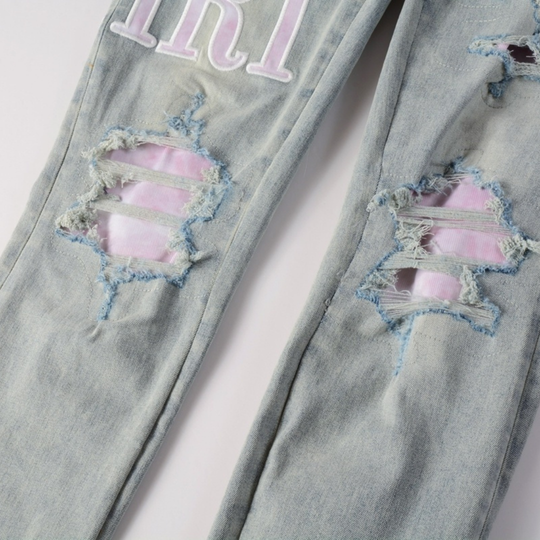 Gradient Camo Jeans