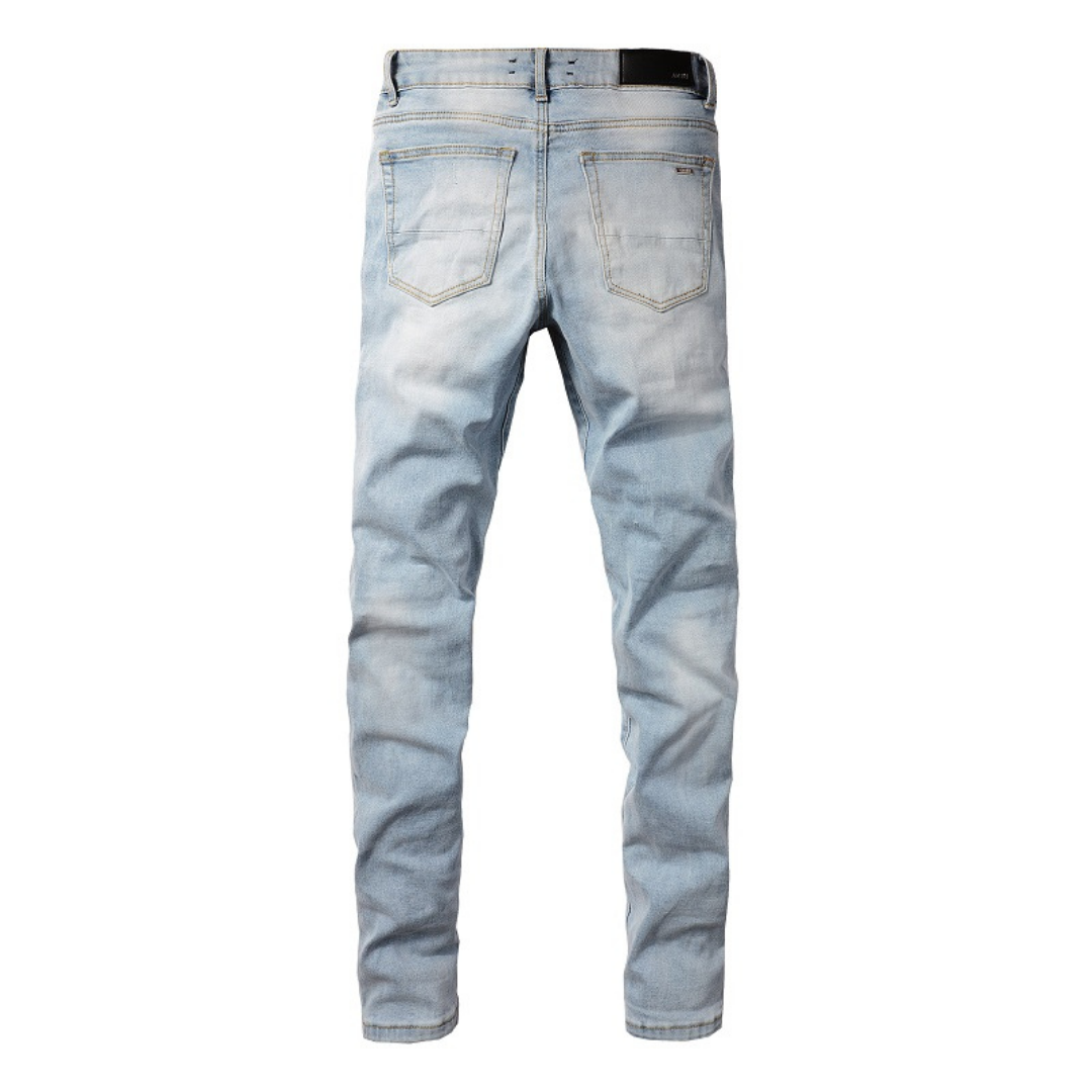 Black Patch Blue Jeans