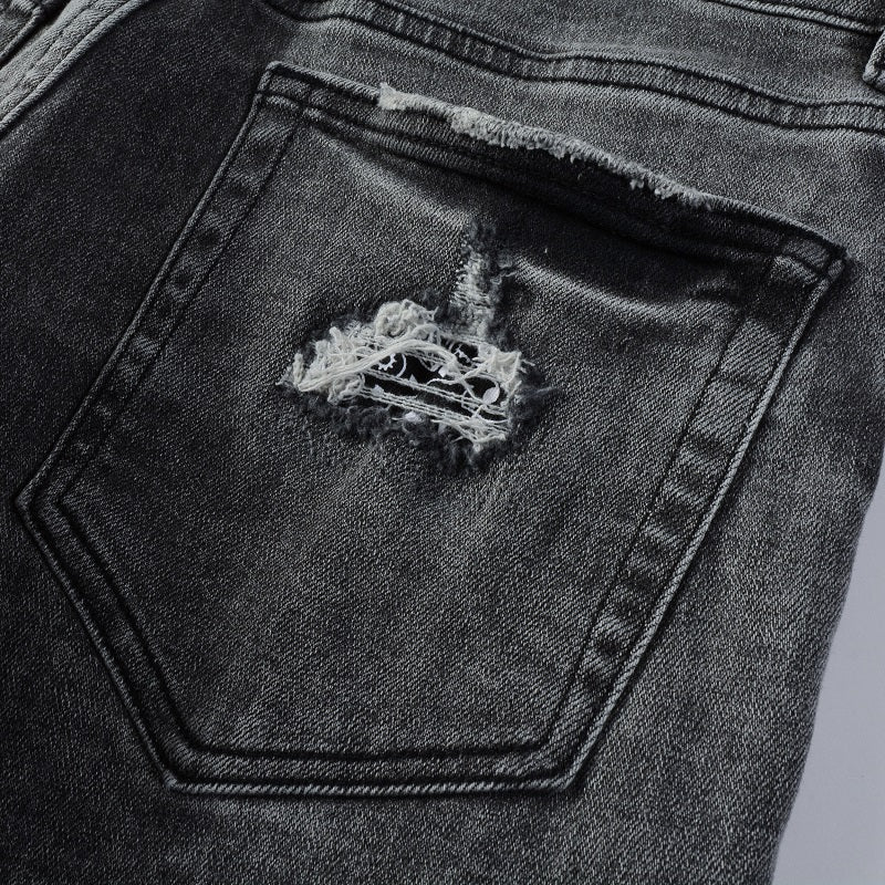 Black Bandana Jeans