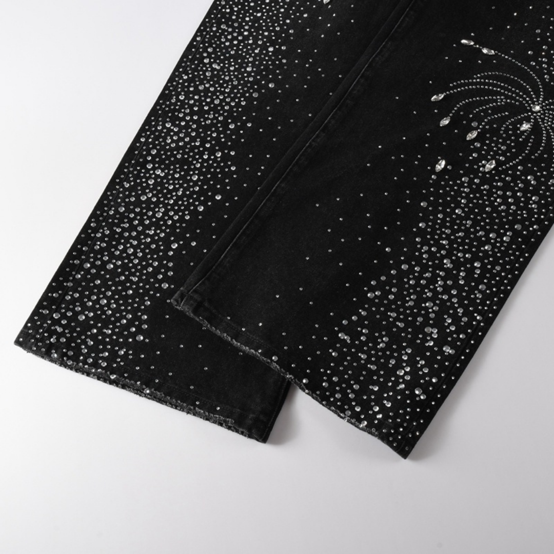 Black Diamonds Baggy Jeans