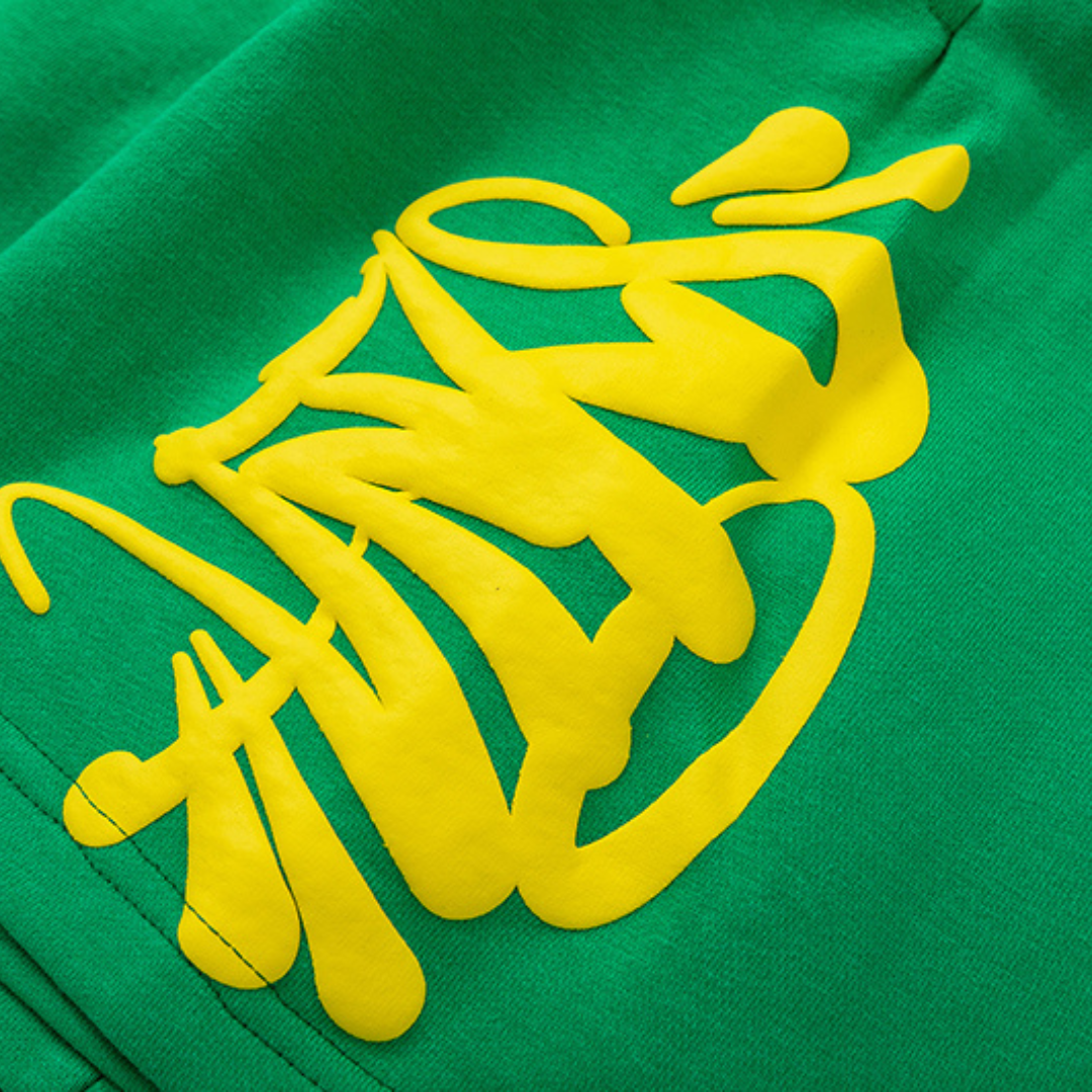 Syna Green Yellow Short set